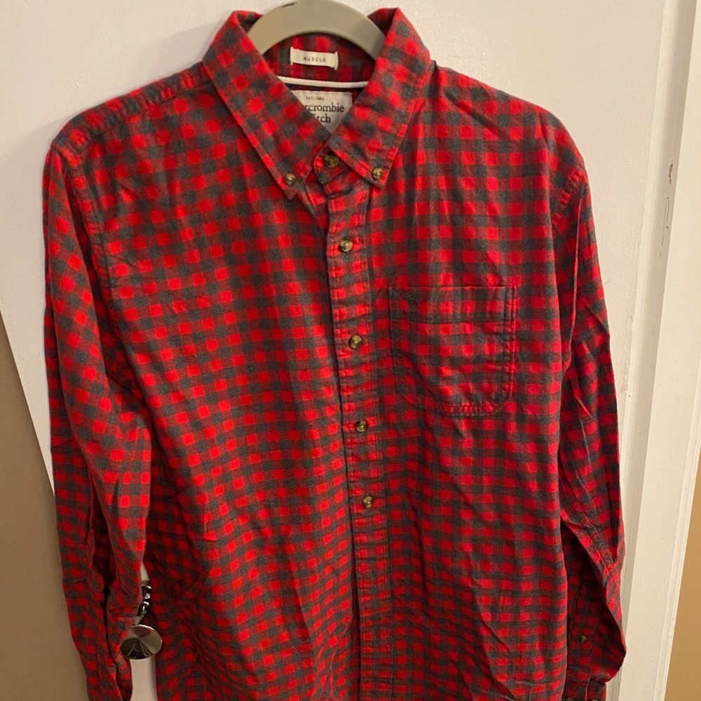 Abercrombie & Fitch Plaid Flannel Button down